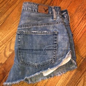 High rise jean shorts, Size 6